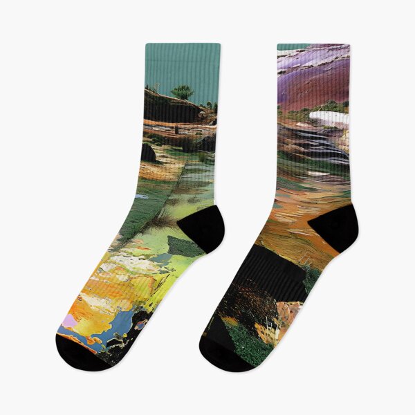 Item preview, Chromatic Terrain: Abstract Earth Symphony designed and sold by dogwoofwoof.