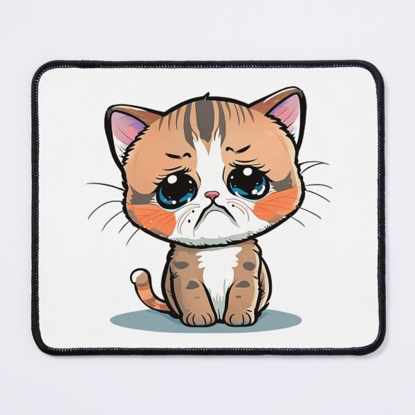 Item preview, CUTE CAT crying designed and sold by 123JUST4U.