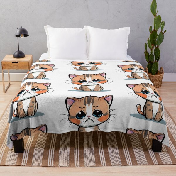 Item preview, CUTE CAT crying designed and sold by 123JUST4U.