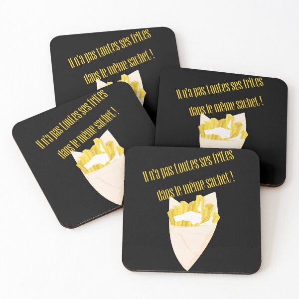 Item preview, He doesn't have all his fries in the same bag - Belgian humor designed and sold by PausePapote.