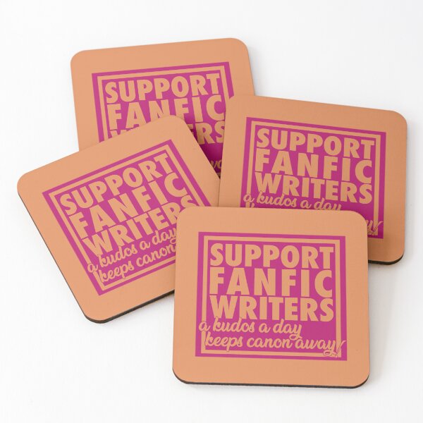 Item preview, Support Fanfic Writers - Pink/Orange designed and sold by G-S-A.