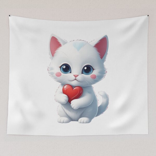 Item preview, valentine cat designed and sold by jkrphoto.