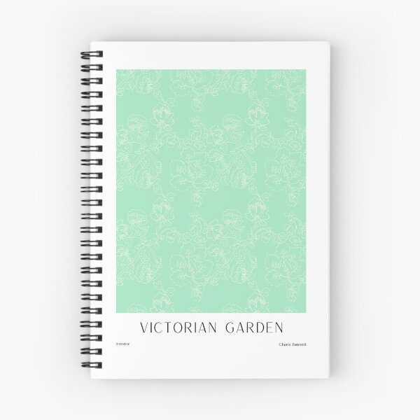 Item preview, Green Victorian Garden Botanical Print designed and sold by Charis Bennett.