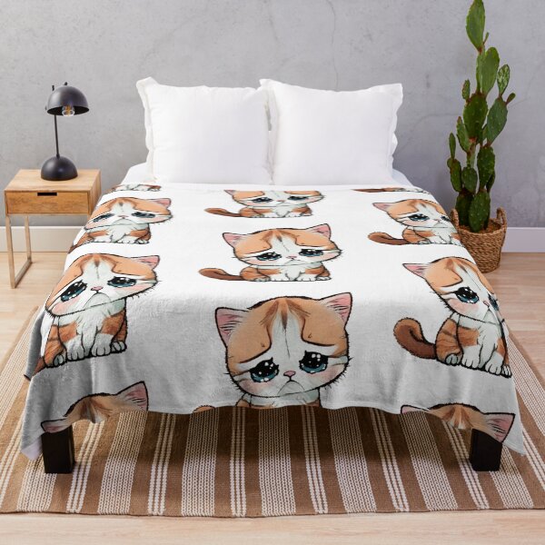 Item preview, CUTE CAT crying designed and sold by 123JUST4U.