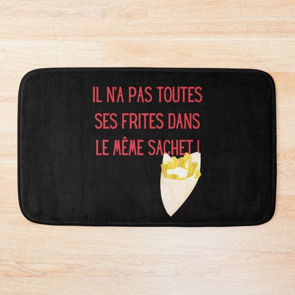 Item preview, He doesn't have all his fries in the same bag - Belgian humor designed and sold by PausePapote.