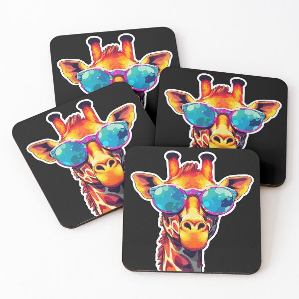 Item preview, Giraffe Wearing Sunglasses designed and sold by VelvetRoom.