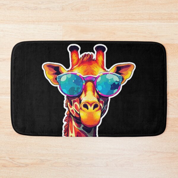 Artikelvorschau, Giraffe mit Sonnenbrille entworfen und verkauft von VelvetRoom.