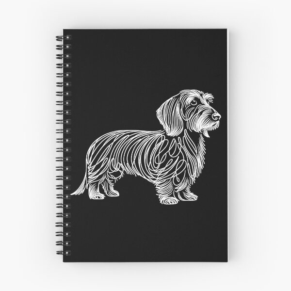 Item preview, drawn wire-haired dachshund designed and sold by nkhookysun.