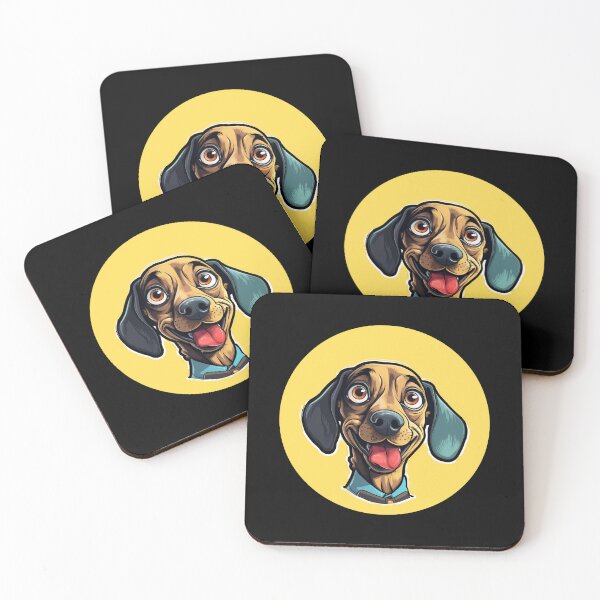 Item preview, Funny Cute Dog Gift for Dog Lovers designed and sold by WioletaArtStudio.