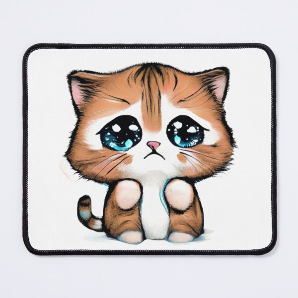 Item preview, CUTE CAT crying designed and sold by 123JUST4U.