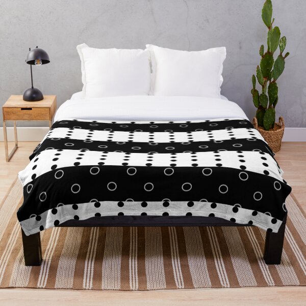 Item preview, Black and white of The Dotted lines with circles designed and sold by L-I-E-Store.