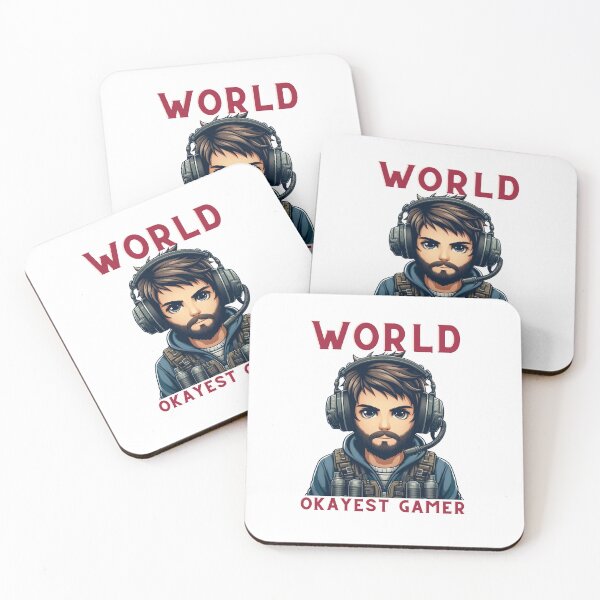 Item preview, World's Okayest Gamer - Gaming design for gamers designed and sold by GalaxyGraffiti.