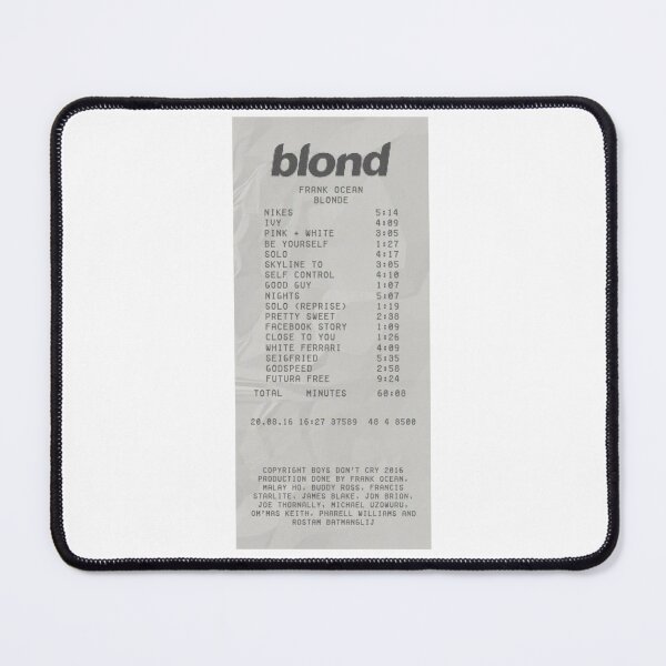 Item preview, Frank Ocean Blonde Album Receipt designed and sold by almacrump.
