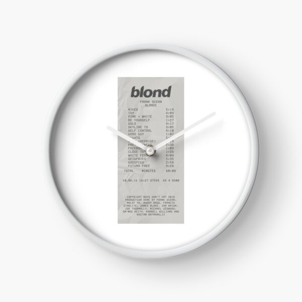 Item preview, Frank Ocean Blonde Album Receipt designed and sold by almacrump.