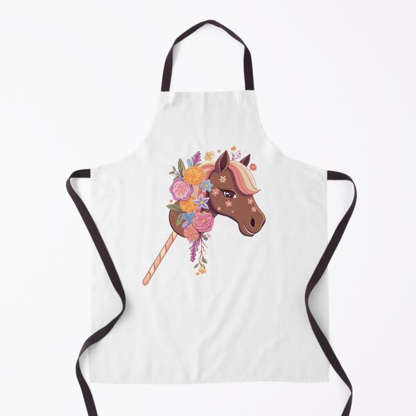 Item preview, Cute Hobby Horse with flowers designed and sold by KIBBYKO.