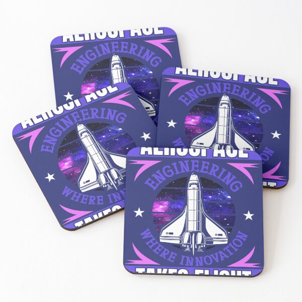 Item preview, Cool Aerospace Engineer Funny Rocket Scientist Space designed and sold by caloudiaminart.