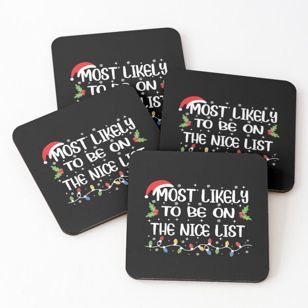Item preview, Most Likely To Christmas Be on The Nice List Funny Christmas Sweater  designed and sold by Smix Pixels.