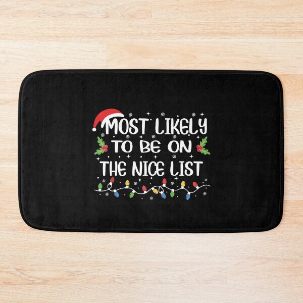 Item preview, Most Likely To Christmas Be on The Nice List Funny Christmas Sweater  designed and sold by Smix Pixels.