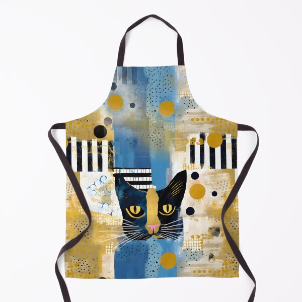 Item preview, Cool Black Cat on Geometric Background designed and sold by Miriam-Feyga Bunimovich.