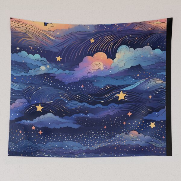 Item preview, The Great Waves Of Stars designed and sold by BetOova.