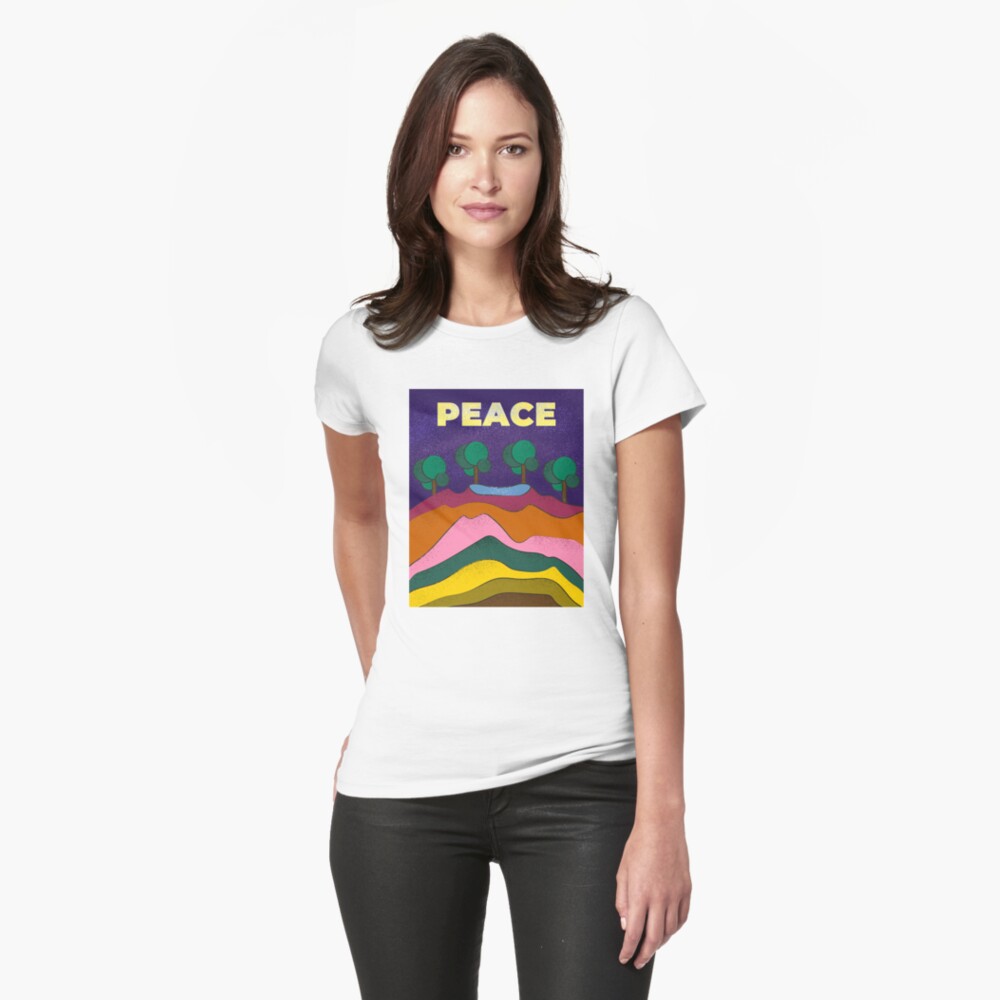 Item preview, Fitted T-Shirt designed and sold by LumimangoArt.