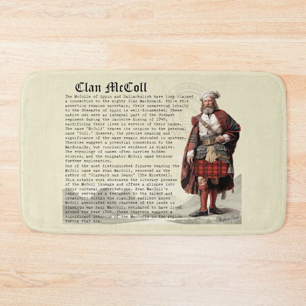 Item preview, McColl Scottish History  designed and sold by BagTown Clans.