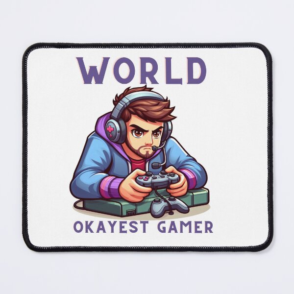 Item preview, World Okayest Gamer - Gaming design for gamers designed and sold by GalaxyGraffiti.