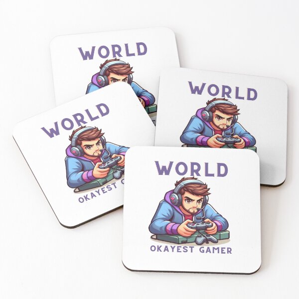 Item preview, World Okayest Gamer - Gaming design for gamers designed and sold by GalaxyGraffiti.