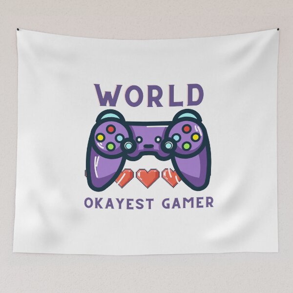 Item preview, World Okayest Gamer - Gaming design for gamers designed and sold by GalaxyGraffiti.