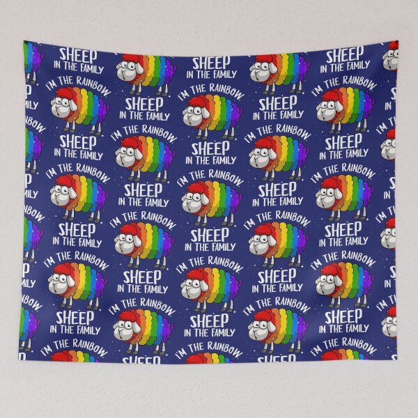 Item preview, Cool Rainbow Sheep Pride LGBTQ Gift Men Women Funny LGBT 21 designed and sold by caloudiaminart.
