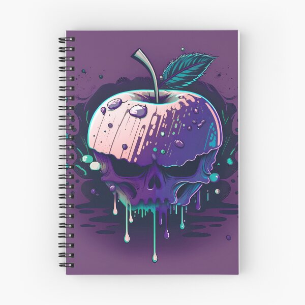 Aperçu de l'œuvre Pomme de style punk néon créée et vendue par randrdesign.