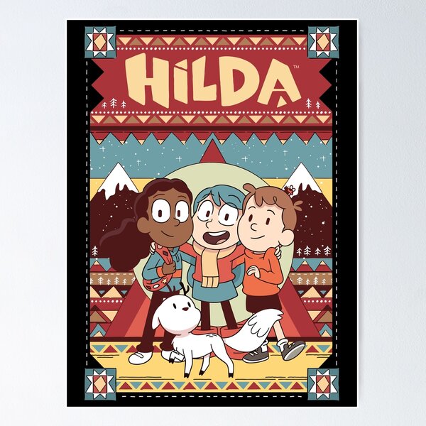 Hilda Sketchbook Jorgen Giant Art Board Print for Sale by Stebop Designs