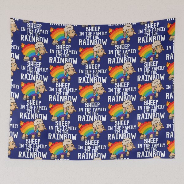 Item preview, Cool Rainbow Sheep Pride LGBTQ Gift Men Women Funny LGBT 6 designed and sold by caloudiaminart.