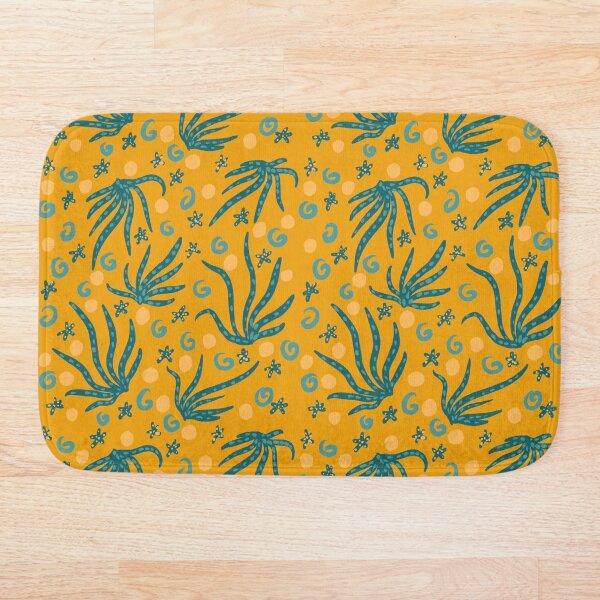 Item preview, Yellow coral pattern designed and sold by Lavender Fox Studio.