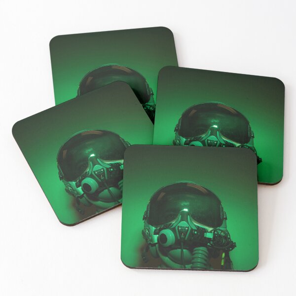 Item preview, STK109569M-Airman donning flight helmet and night vision goggles. designed and sold by StocktrekImages.