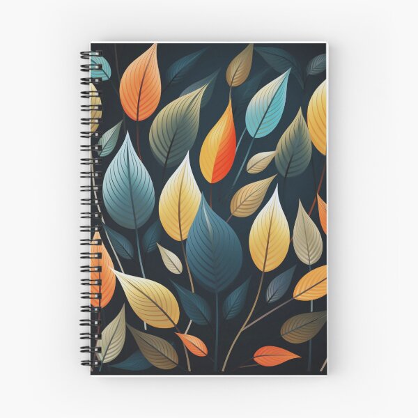 Aperçu de l'œuvre Modèle de feuilles colorées créée et vendue par SkyEditor.
