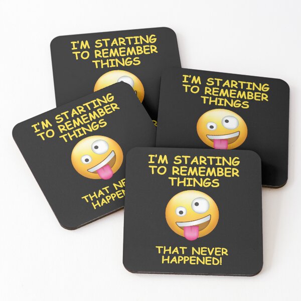 Item preview, Crazy Face I Remember Things That Never Happened Funny Memory Graphic Design designed and sold by CoolUniqueNovel.