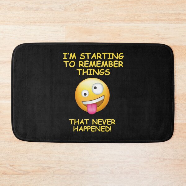 Item preview, Crazy Face I Remember Things That Never Happened Funny Memory Graphic Design designed and sold by CoolUniqueNovel.