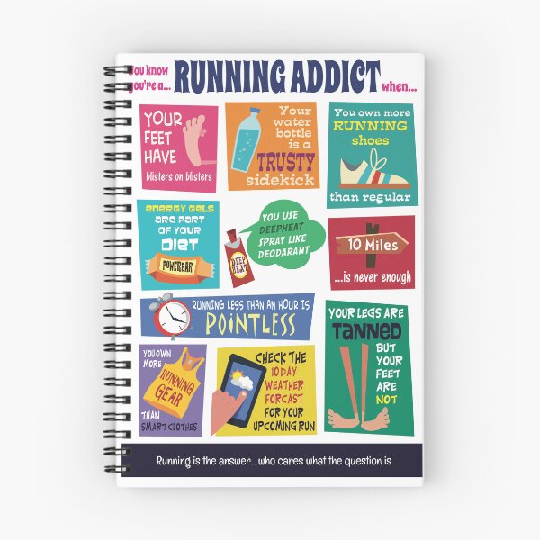 Item preview, Running Addict poster designed and sold by Gary Godel.