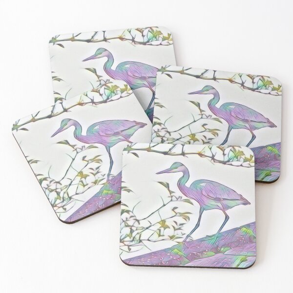 Item preview, Hungry Heron In Watercolour designed and sold by Fearless-Fox.