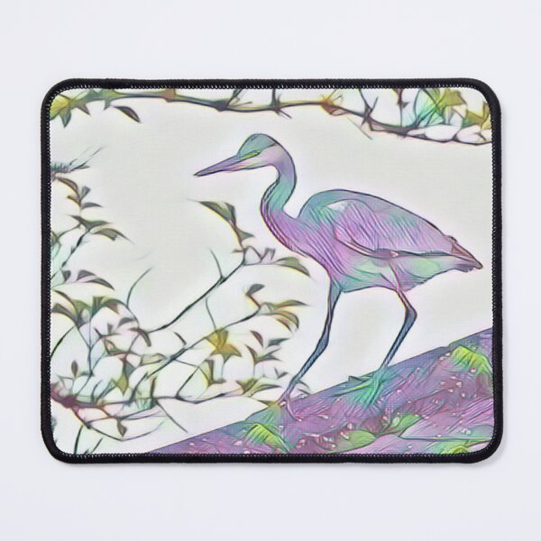 Item preview, Hungry Heron In Watercolour designed and sold by Fearless-Fox.