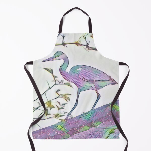 Item preview, Hungry Heron In Watercolour designed and sold by Fearless-Fox.