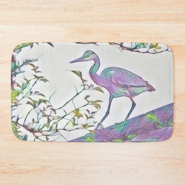 Item preview, Hungry Heron In Watercolour designed and sold by Fearless-Fox.