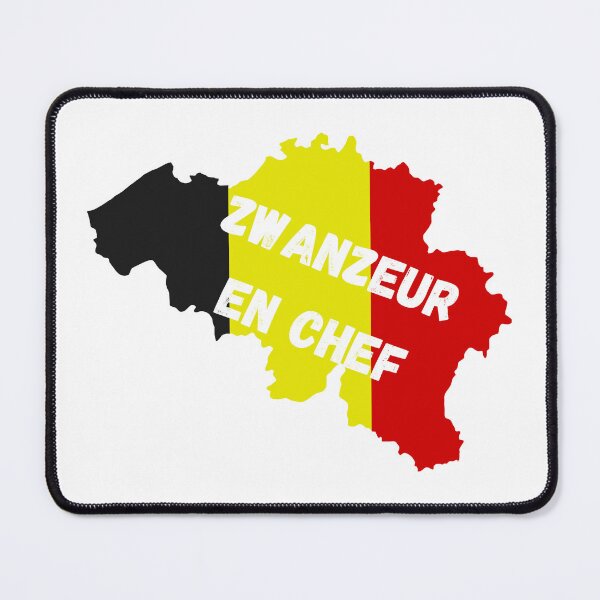 Item preview, Chief Zwanzeur in black, yellow and red - Belgian expression designed and sold by PausePapote.
