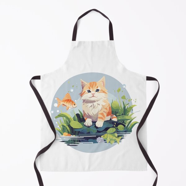 Item preview, cat in the garden designed and sold by PhaiCreate.