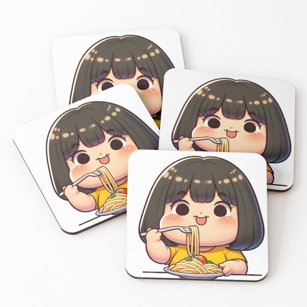 Item preview, Girl Eating Spaghetti designed and sold by ArtKing350.
