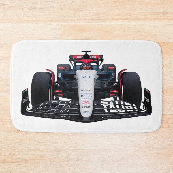 Item preview, Scuderia Alpha F1 Team 2023 Car AT04 Front View Yuki Tsunoda Daniel designed and sold by FormulaGTee1.