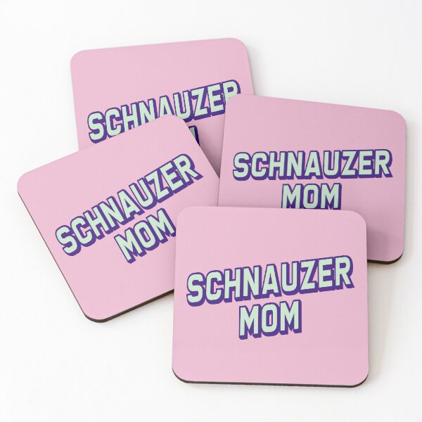 Item preview, Schnauzer Mom Retro Beach Style Gift  designed and sold by Guarddogdrive.