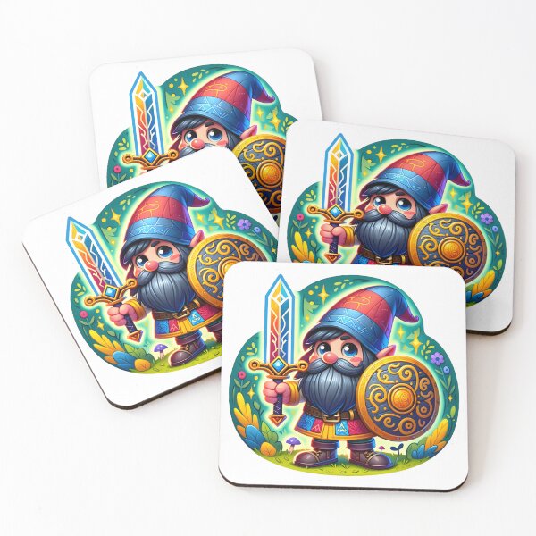 Item preview, gnome knight armor, Gnome Sticker designed and sold by Netroder.