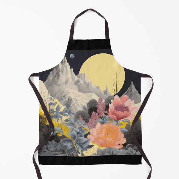 Item preview, Negative Effect Collage Style Landscape of Nature, Flowers and Mountains designed and sold by Je-we.